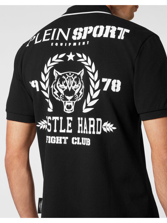 Plein Sport Plein Sport Polo 13031 Czarny Slim Fit