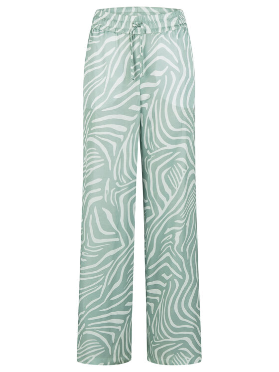 Marc Aurel Marc Aurel Spodnie materiałowe 1638 1001 24622 Zielony Loose Fit
