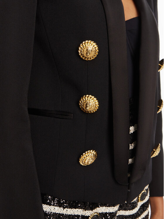 Balmain Balmain Zakó DF1SI530ME54 Fekete Regular Fit