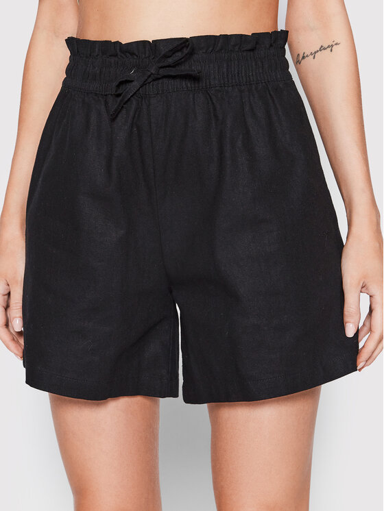 Pantaloncini di tessuto SKDC600 Nero Regular Fit
