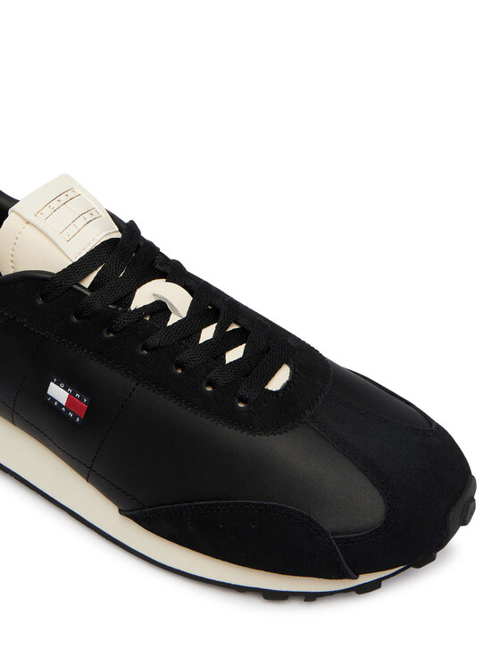Tommy Jeans Tommy Jeans Laisvalaikio batai Tjm Retro Runner Archive Mix Mat EM0EM01763 Juoda