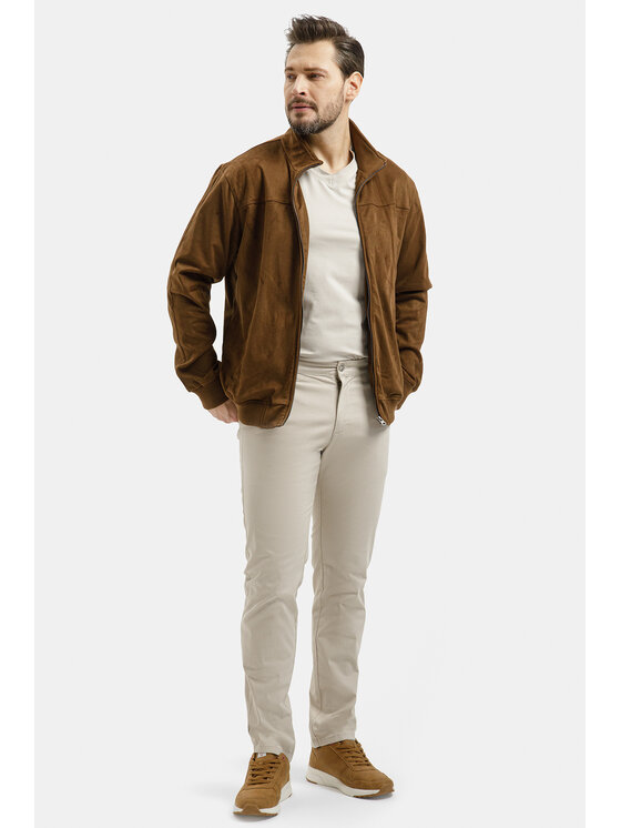Cross Jeans Cross Jeans Kurtka przejściowa 40316-026 Beżowy Regular Fit
