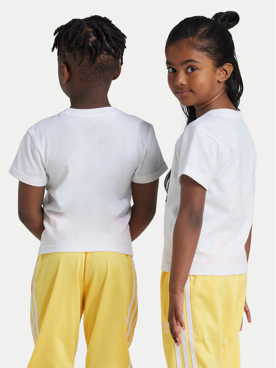 adidas adidas T-shirt adicolor Trefoil JE0518 Bianco Regular Fit