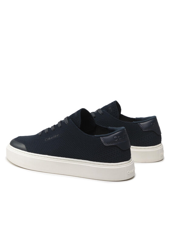 Sneakers Low Top Lace Up Knit HM0HM00350 Blu scuro...