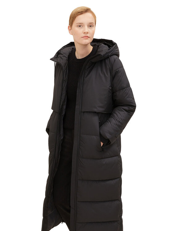 Tom Tailor Denim Tom Tailor Denim Giubbotto invernale 1032690 Nero Regular Fit
