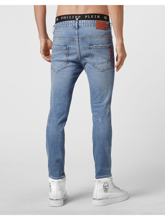PHILIPP PLEIN PHILIPP PLEIN Jeansy 10219 Niebieski jasny Skinny Fit