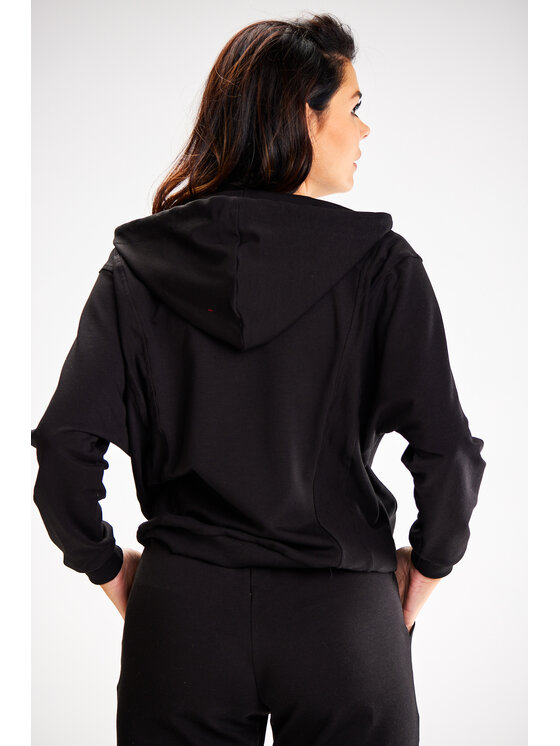 Awama Awama Mikina A607 Černá Basic Fit