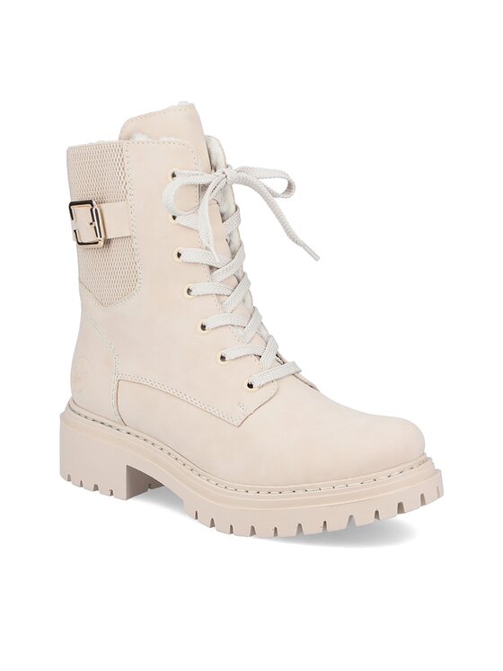 Rieker Rieker Schnürschuhe 72631-62 Beige