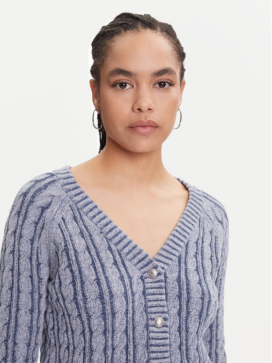 Guess Guess Cardigan W5YR15 Z3OU0 Albastru Regular Fit