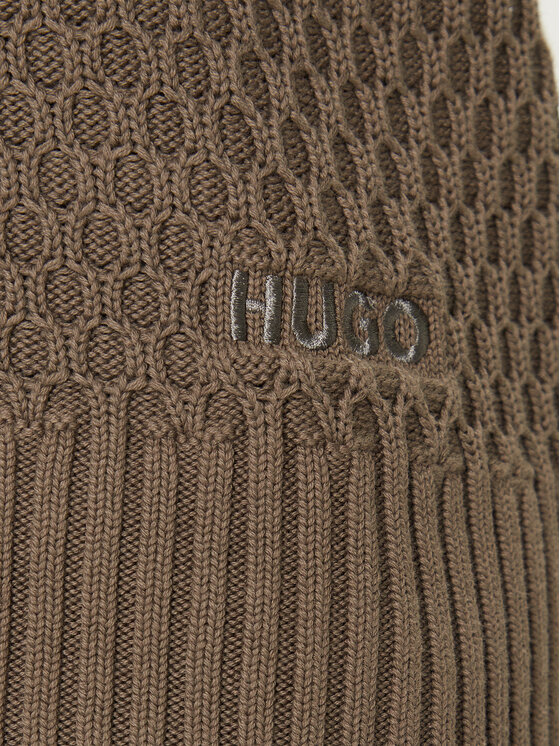 HUGO HUGO Megztinis Syer 50546995 Smėlio Regular Fit