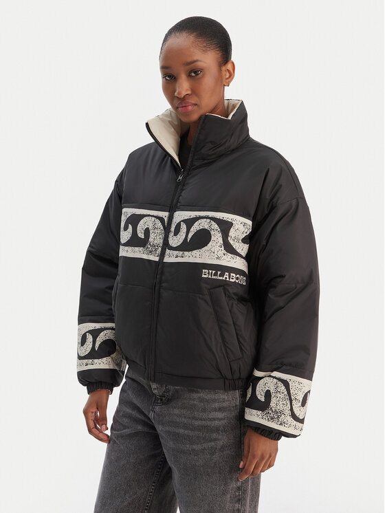 Billabong Geacă de iarnă Cozy Puffer EBJJK00140 Negru Regular Fit