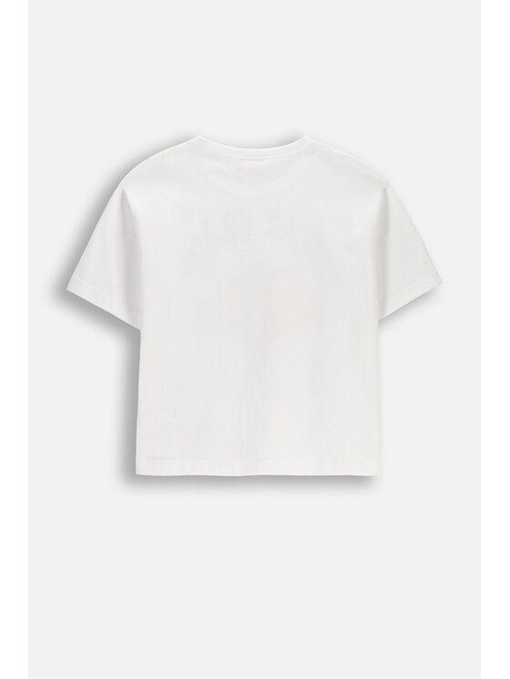 Coccodrillo Coccodrillo T-Shirt WC6143202JGK-001 Biały Regular Fit