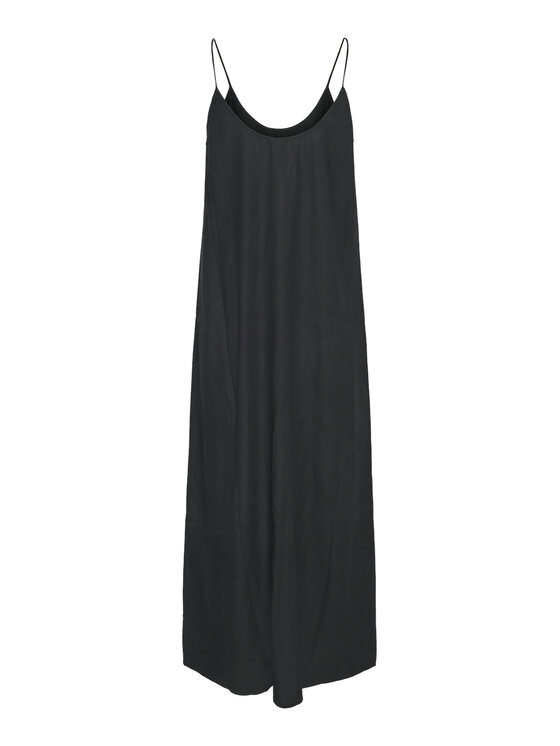 Pieces Pieces Poletna obleka Pia 17151884 Črna Loose Fit