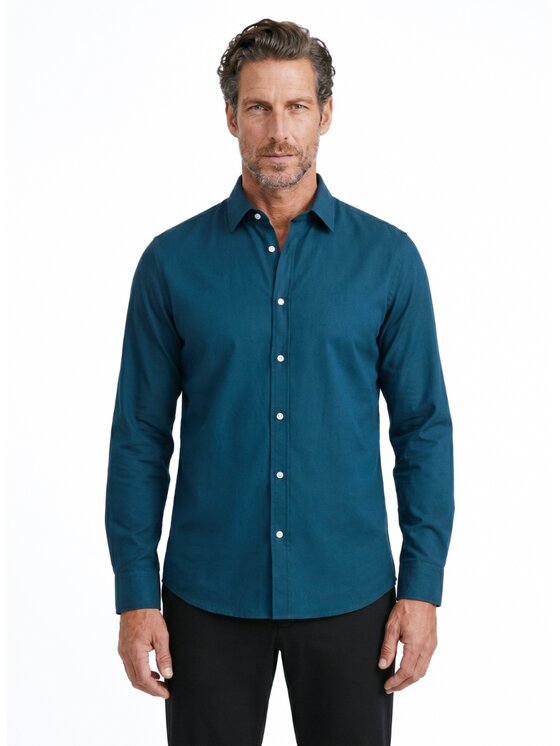 Pako Lorente Pako Lorente Koszula P26WF-1X-013 Granatowy Slim Fit