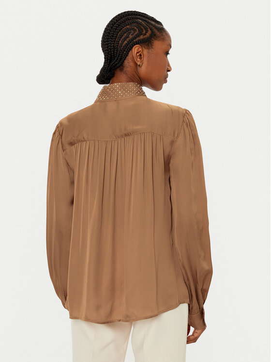 Fracomina Fracomina Camicia FR24WT6006W731R9 Marrone Regular Fit