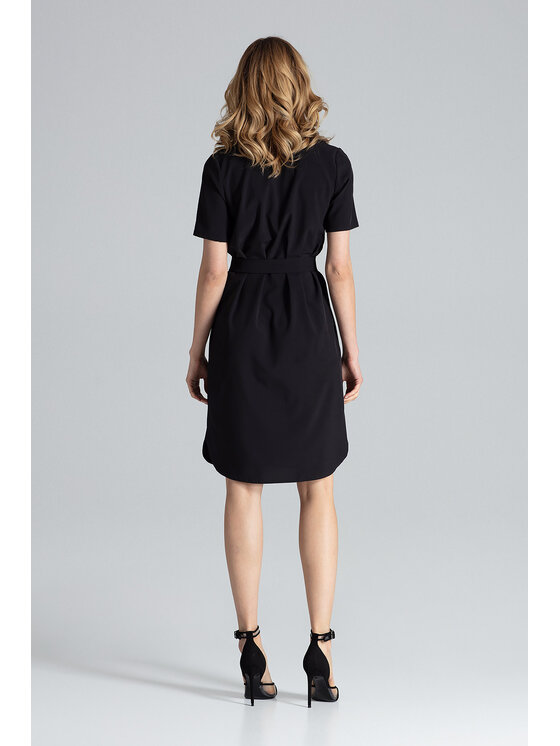 FIGL FIGLFIGL Vestito M669 Nero Regular Fit