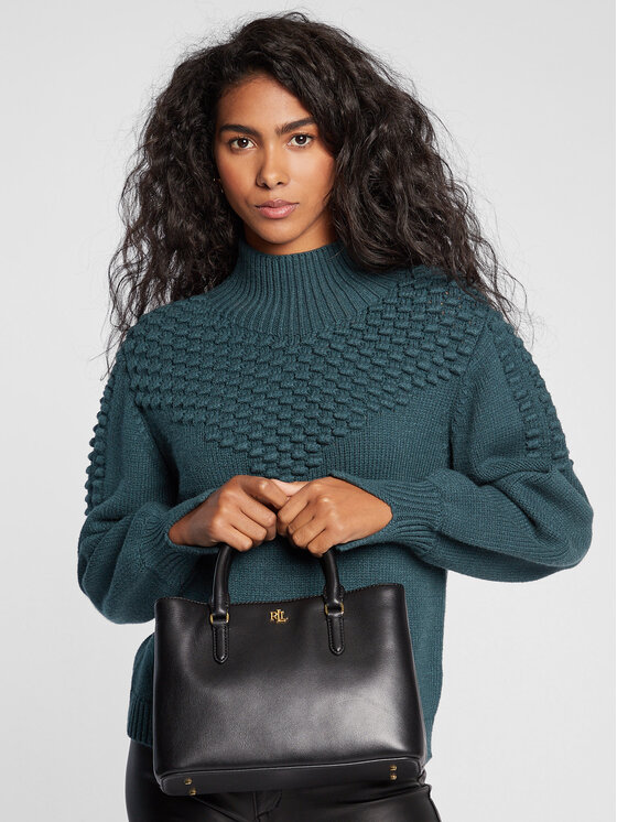 LAUREN RALPH LAUREN Lauren Ralph Lauren Ročna torba Marcy 26 431876725004 Črna