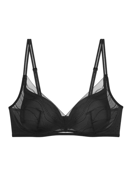 Triumph Triumph Biustonosz push-up Breathe & Lift 10226602 Czarny