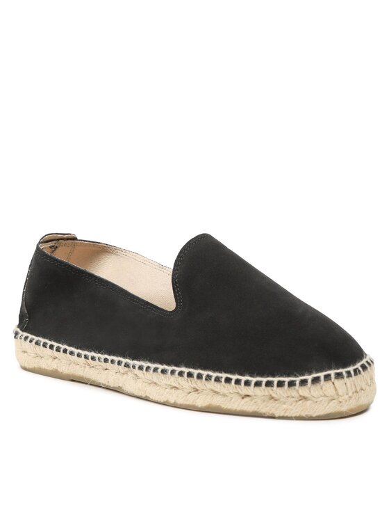 Manebi Manebi Espadrilky Flat Espadrilles K 1.0 C0 Čierna