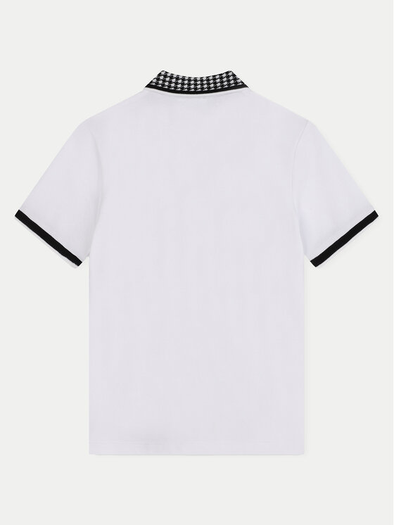 BOSS Boss Polo särk J51177 D Valge Slim Fit