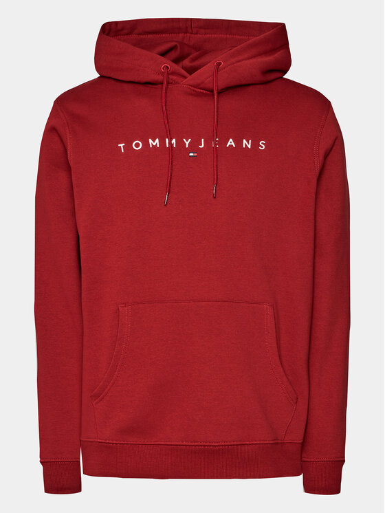 Tommy Jeans Tommy Jeans Світшот Linear Logo DM0DM17985 Червоний Regular Fit