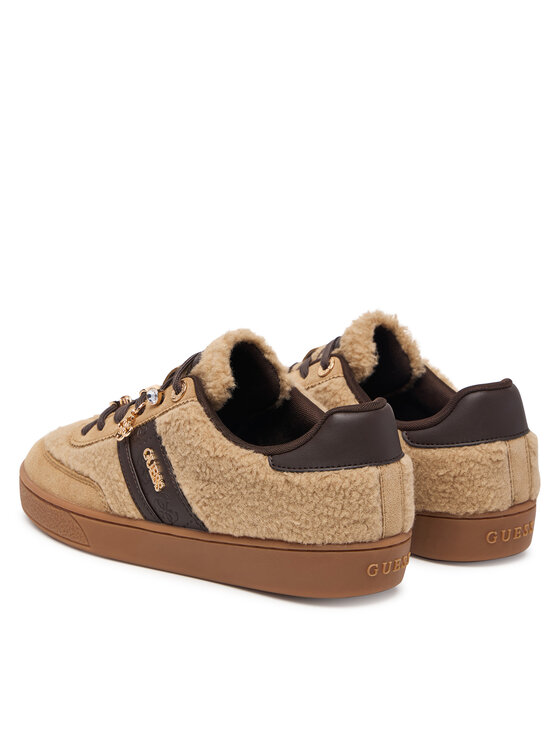 Guess Guess Sneakersy FLFN3A FUR12 Béžová