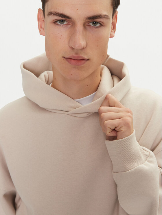 Champion Champion Majica dugih rukava 220420 Écru Loose Fit
