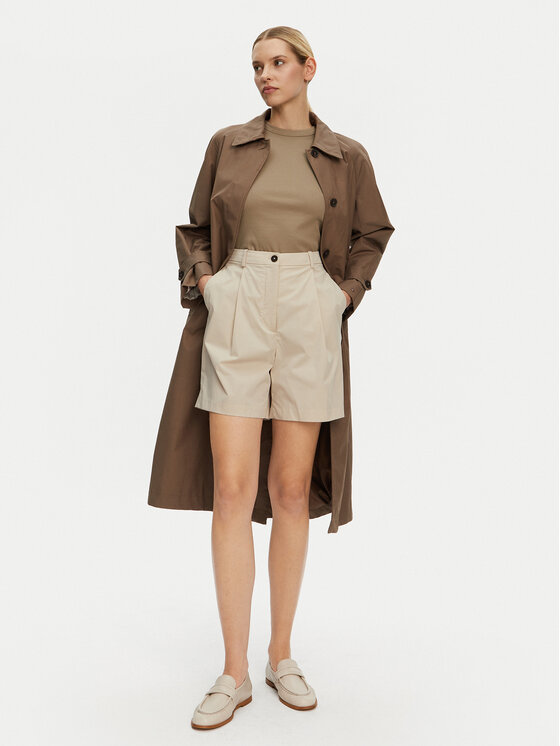 Tommy Hilfiger Tommy Hilfiger Bermudų šortai WW0WW44764 Smėlio Relaxed Fit