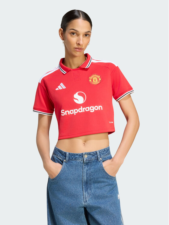 adidas adidas Koszulka techniczna 169717 Czerwony Regular Fit