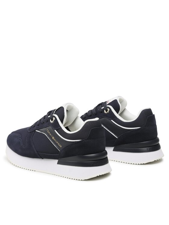 Tommy Hilfiger Tommy Hilfiger Sneakersy Elevated feminine runner FW0FW06949 Tmavomodrá