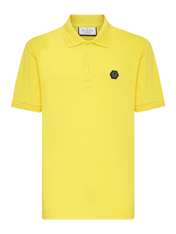 PHILIPP PLEIN PHILIPP PLEIN Polo 2527 Żółty Slim Fit