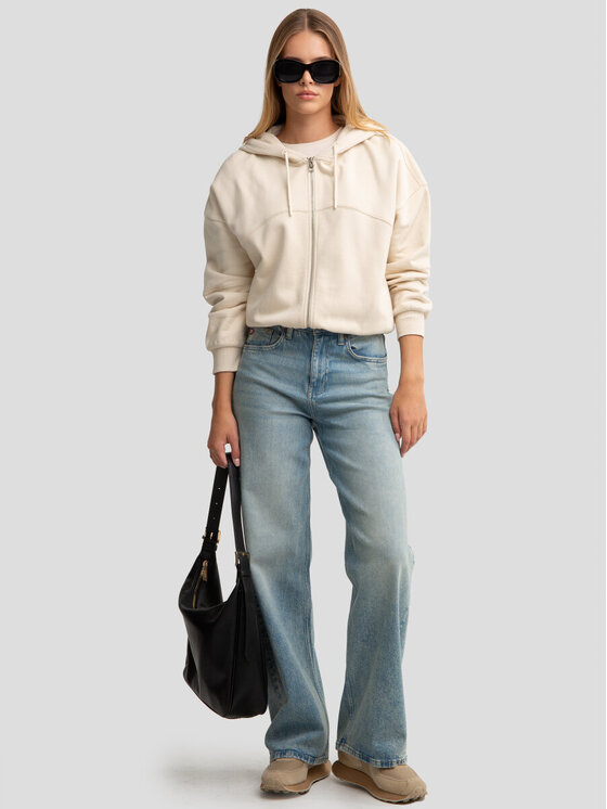 BIG STAR BIG STAR Bluza LILUNIA_102_170 Beżowy Relaxed Fit