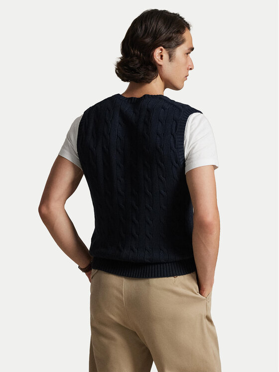 Polo Ralph Lauren Polo Ralph Lauren Πουλόβερ 710979113002 Σκούρο μπλε Regular Fit