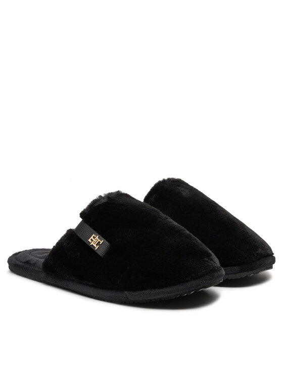 Tommy Hilfiger Tommy Hilfiger Παντόφλες Σπιτιού Trenerzy Confort Home FW0FW08138 Μαύρο