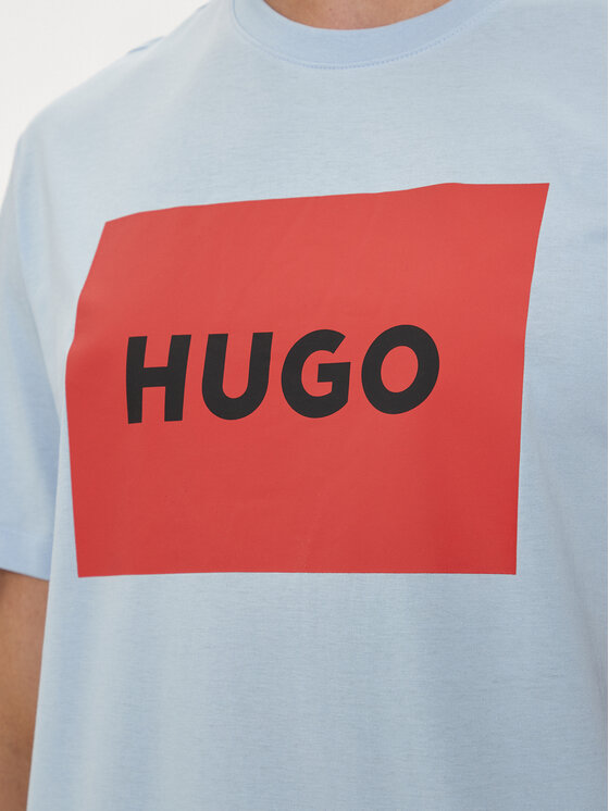 HUGO Hugo T-Shirt Dulive222 50467952 Niebieski Regular Fit