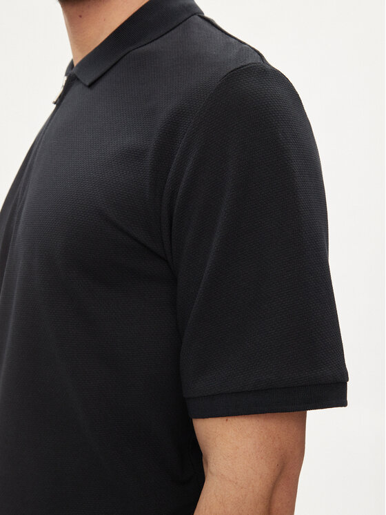 Jack & Jones Jack & Jones Тениска с яка и копчета Mac 12249324 Тъмносин Standard Fit