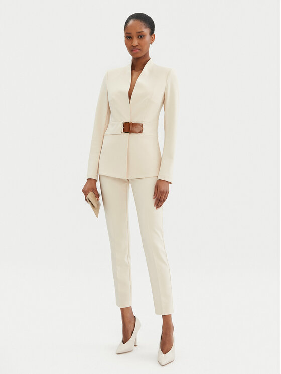 Rinascimento Rinascimento Stoffhose CFC0122733003 Beige Regular Fit