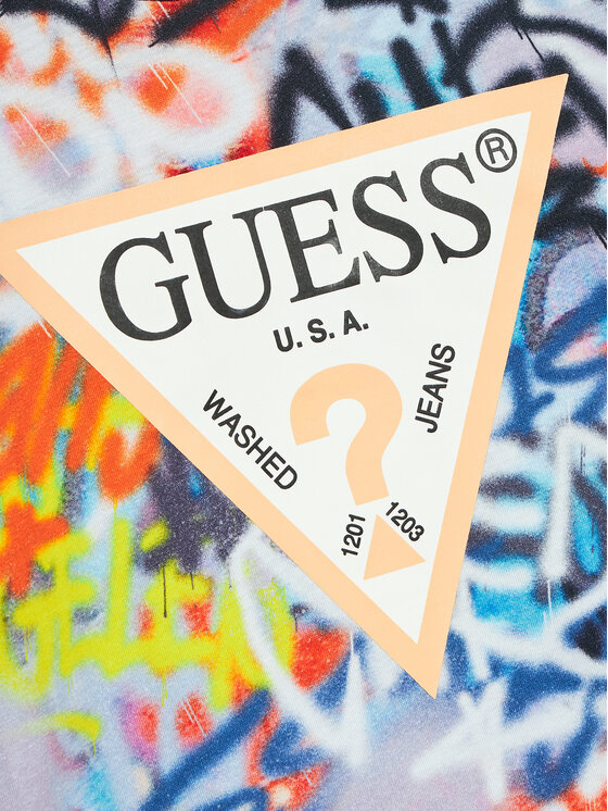 Guess Guess T-Shirt L4GI08 K8HM3 Έγχρωμο Regular Fit