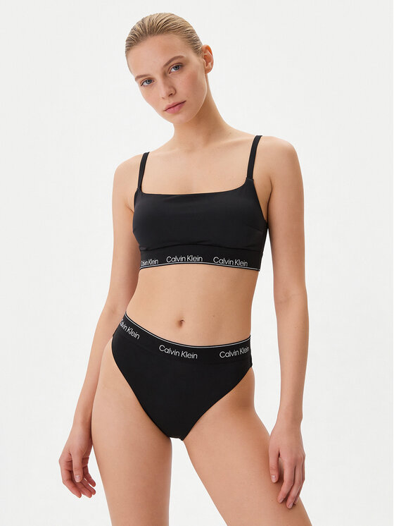 Calvin Klein Swimwear Calvin Klein Swimwear Bikini ülemine osa LV00Q61130 Must
