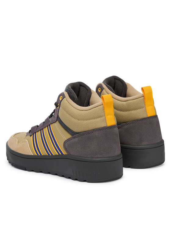 adidas adidas Sneakersy Hoops 4.0 Mid JR6704 Béžová