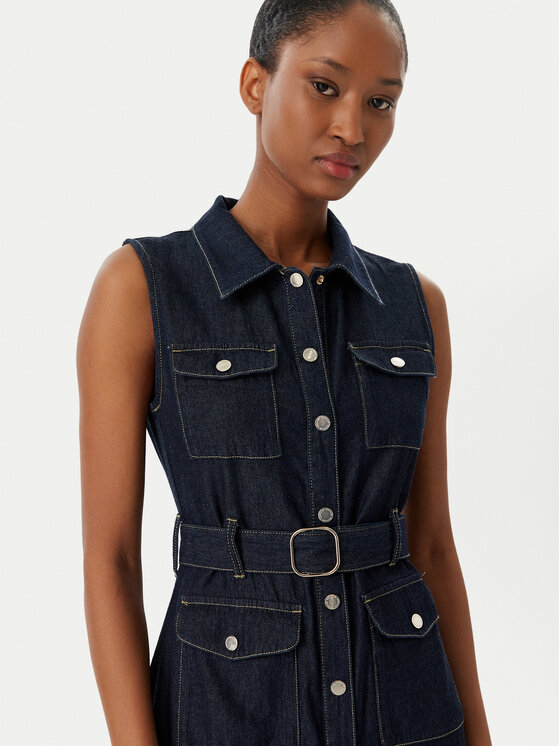 Morgan Morgan Jeanskleid 251-RNAUTICA Dunkelblau Regular Fit