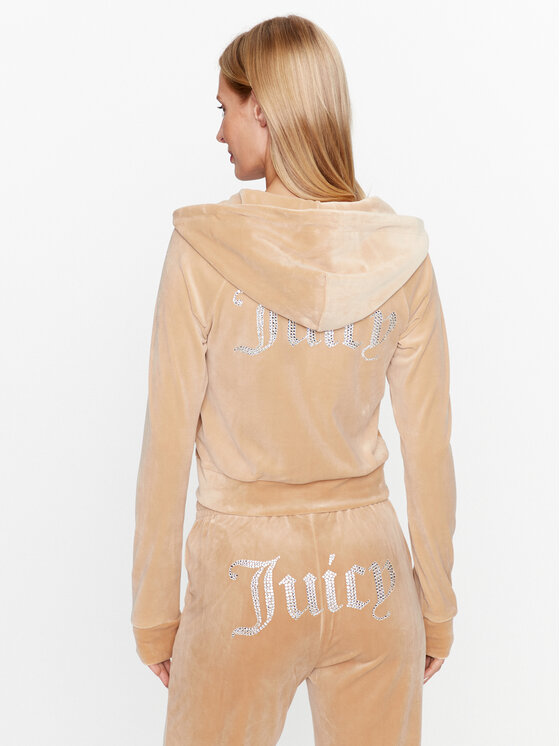 Juicy Couture Juicy Couture Світшот Madison JCWA122001483 Бежевий Slim Fit