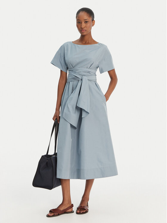 Weekend Max Mara Weekend Max Mara Ежедневна рокля Pioppo 2615221152 Светлосиньо Regular Fit