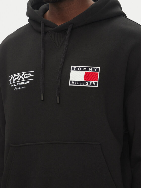 Tommy Hilfiger Tommy Hilfiger Mikina F1 Movie MW0MW41386 Černá Regular Fit