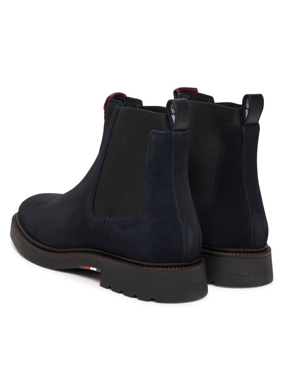 Tommy Hilfiger Tommy Hilfiger Боти тип челси Comfort Lwt FM0FM05592 Тъмносин