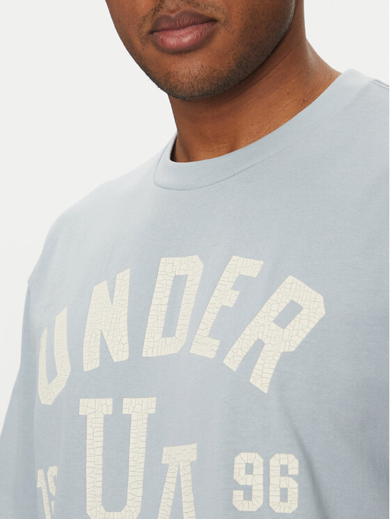 Under Armour Under Armour Tričko Heavyweight Varsity 1390179 Modrá Oversize