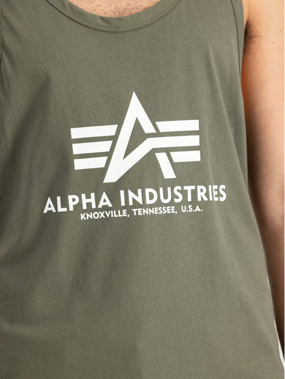 Alpha Industries Alpha Industries Tank top AI.116513-142 Khaki Basic Fit