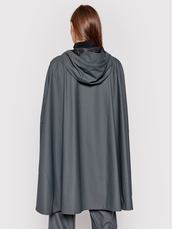Rains Rains Poncsó Unisex 1811 Szürke Loose Fit