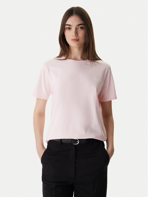 HUGO Tricou 50555634 Roz deschis Regular Fit