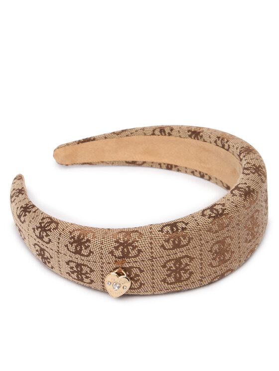 Guess Guess Sada čelenky a gumičky do vlasov GFBOXW P5403 Béžová